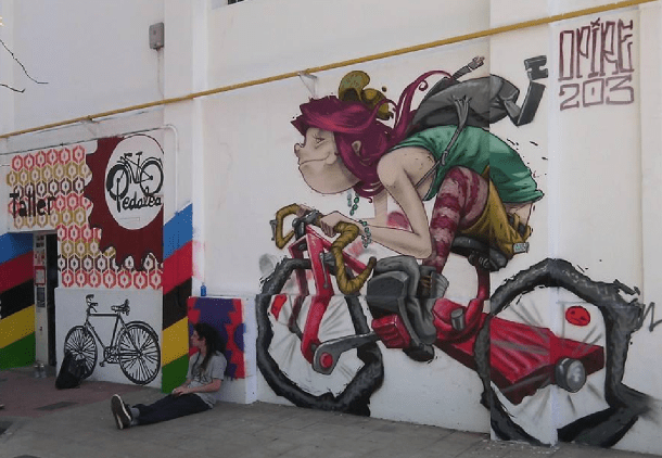 opire mural pedalea